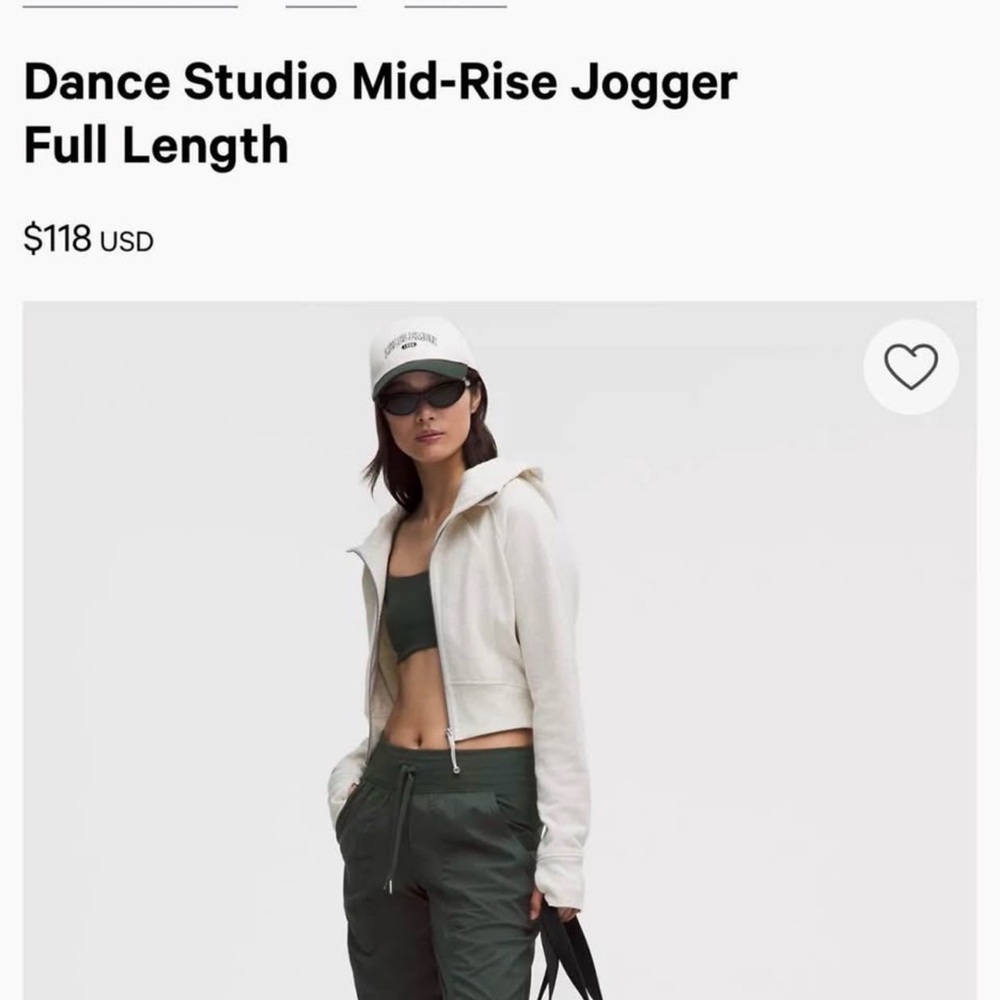 lululemon Green, Blue, Red, and Black Dance Studio Joggers $63 each